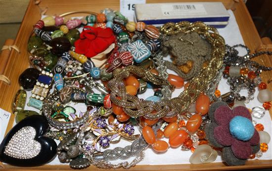 Mixed costume jewellery